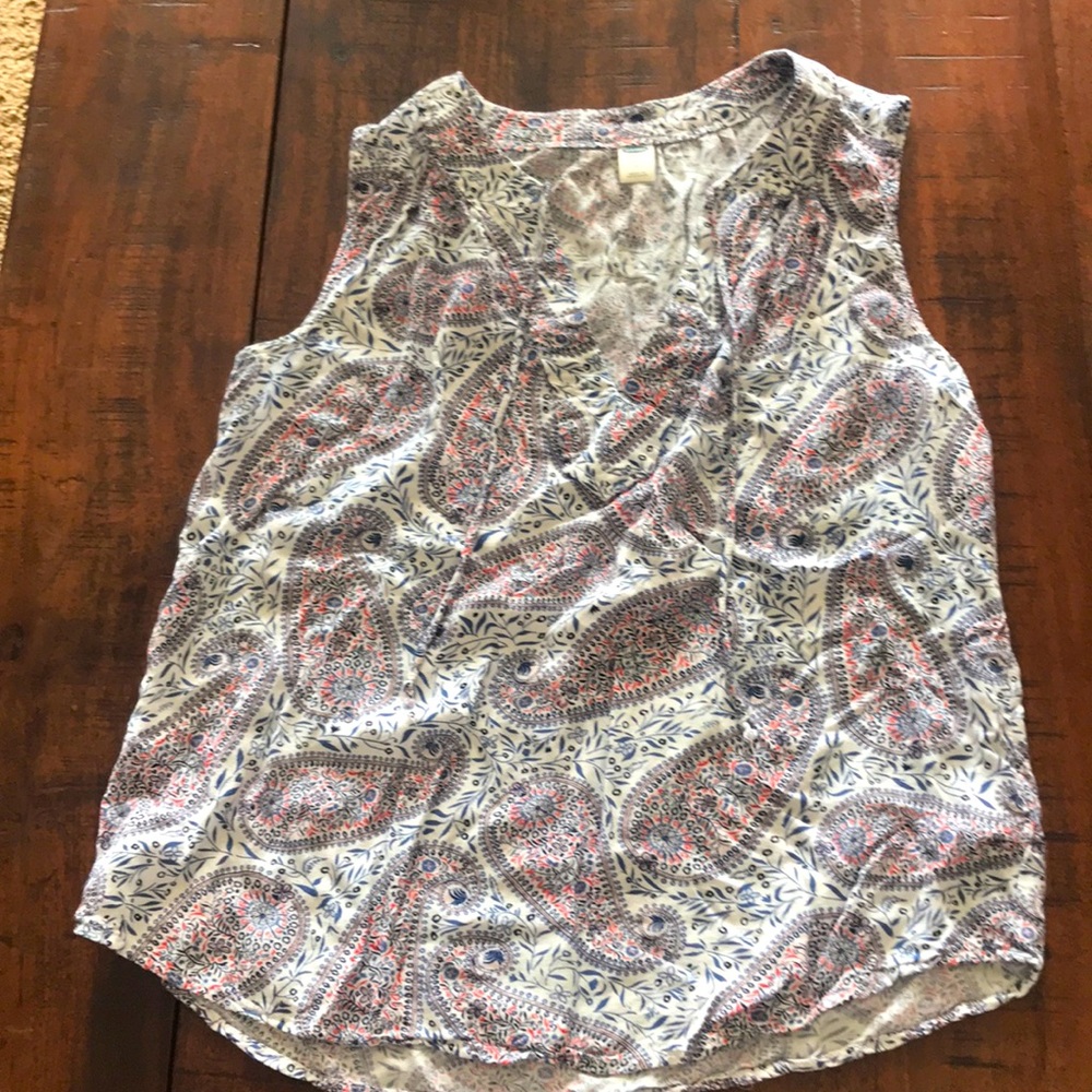 Paisley Sleeveless top
